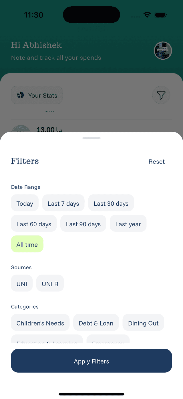 Using Filters screenshot 1