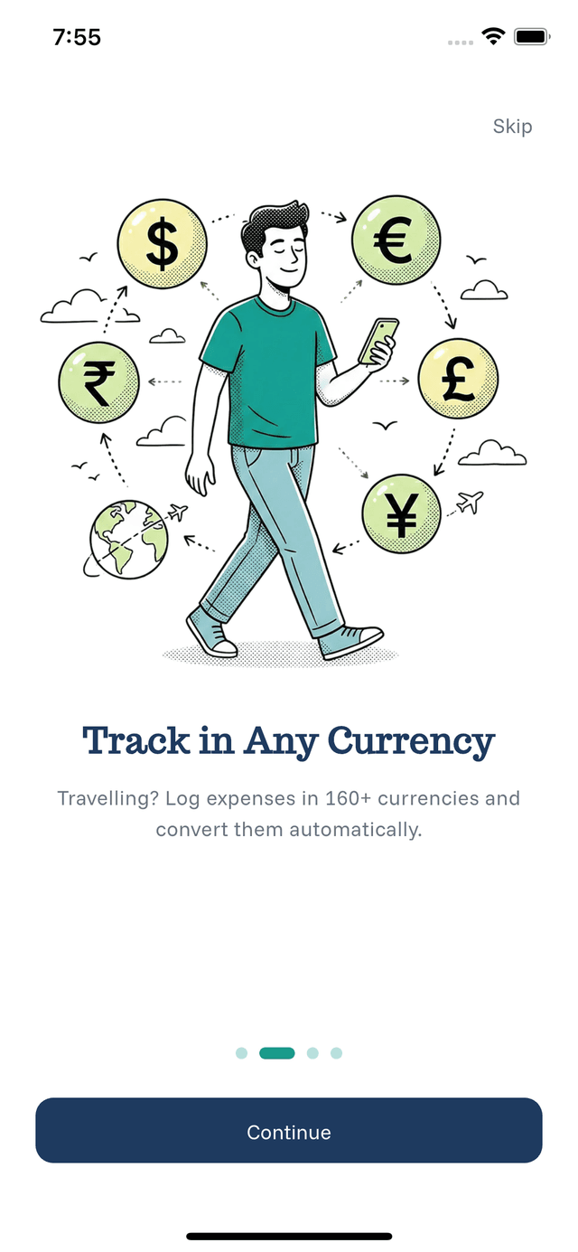 Track in Any Currency